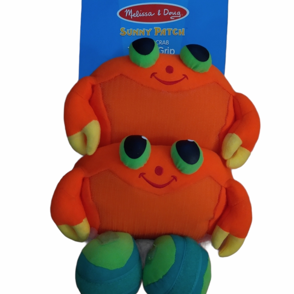 Melissa & Doug Clicker Crab Toss & Grip Toy